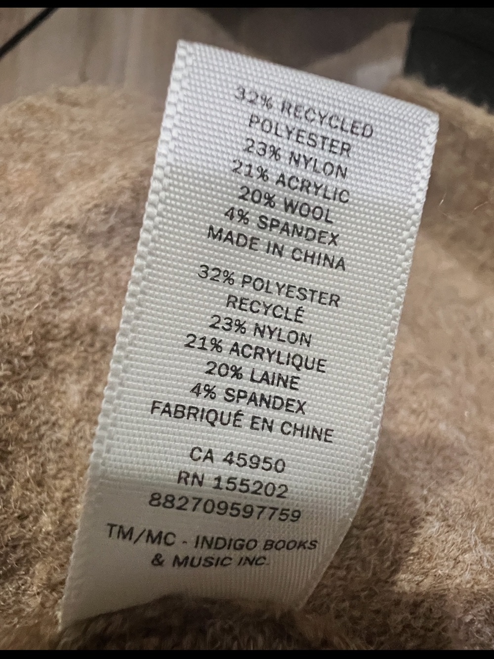 Love & Lore Long Open-Front Camel Cardigan with Pockets - Picture 4 of 5